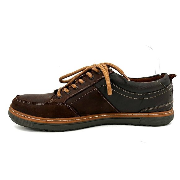 FLORSHEIM Work Men\'s Brown Tan Gridley Casual Leather Oxford Shoes Size 9.5 main image 4